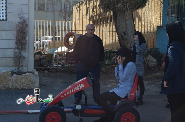 كفرقاسم: المدرسة الثانوية الشاملة  وفعاليات الحذر على الطرق